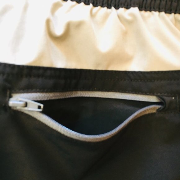 Speedo Men’s Black Swim Trunks w/ grey back yoke - Picture 6 of 8